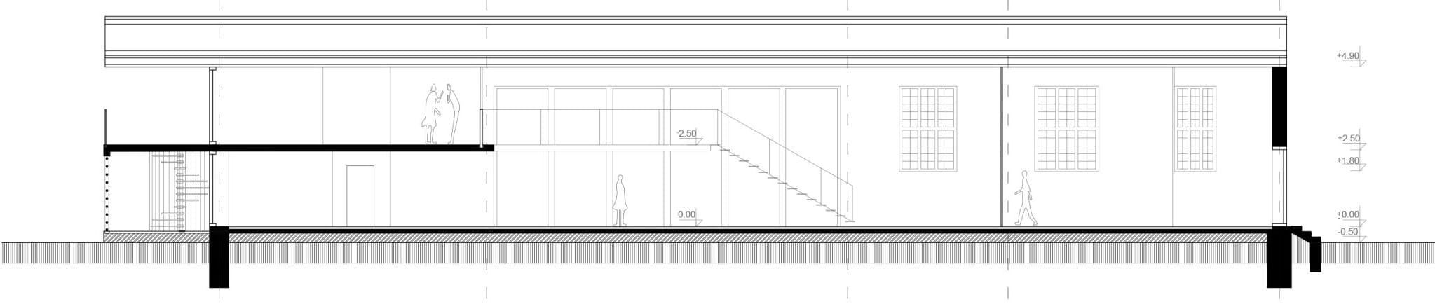 Longitudinal section