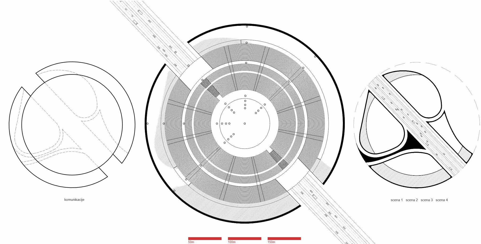 Plans of the ring theatre