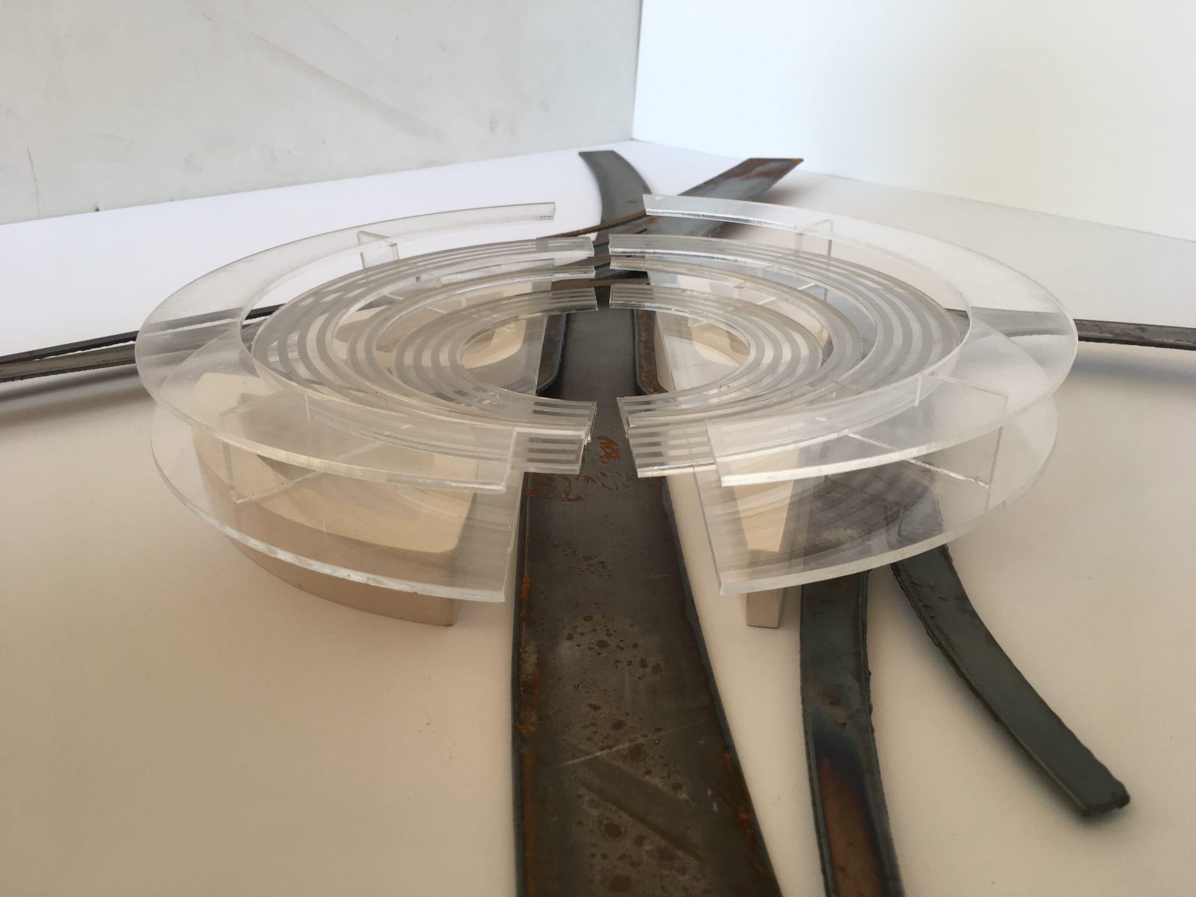Physical model of the ring over the roads, photo 1 of 2