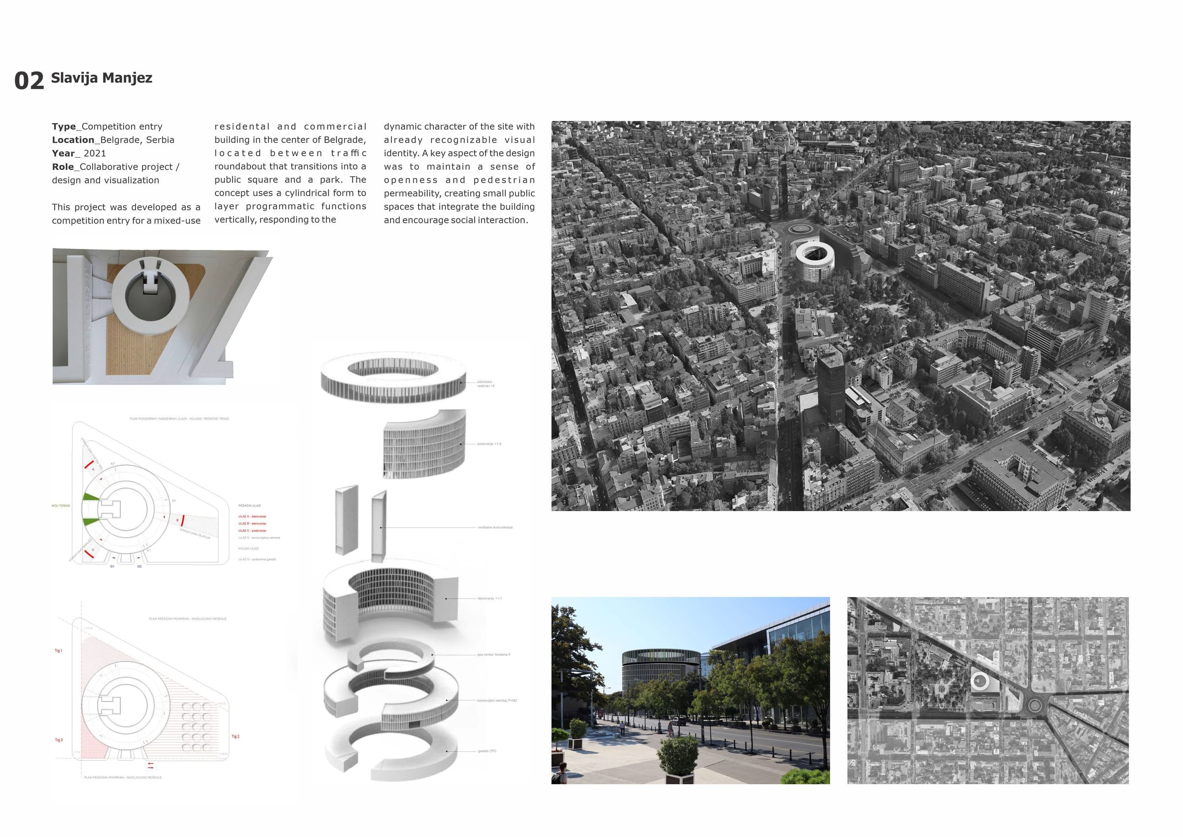 Portfolio board for Slavija Manjež