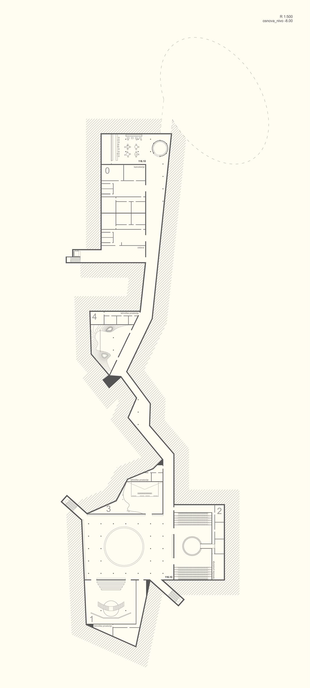Plan of the lagum rooms