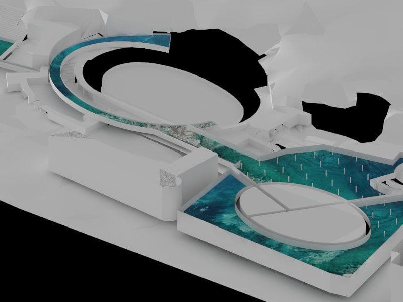 Early study: the pools from above